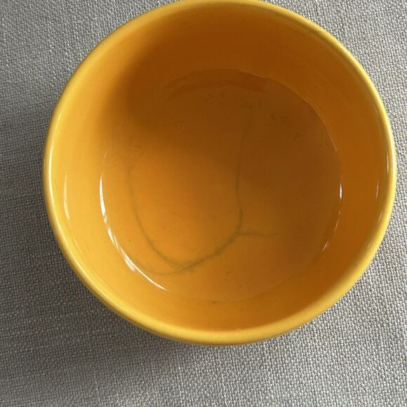 Waechtersbach Cat Bowl Made in Germany Yellow Katze Gato Chat Food Water - Picture 7 of 7